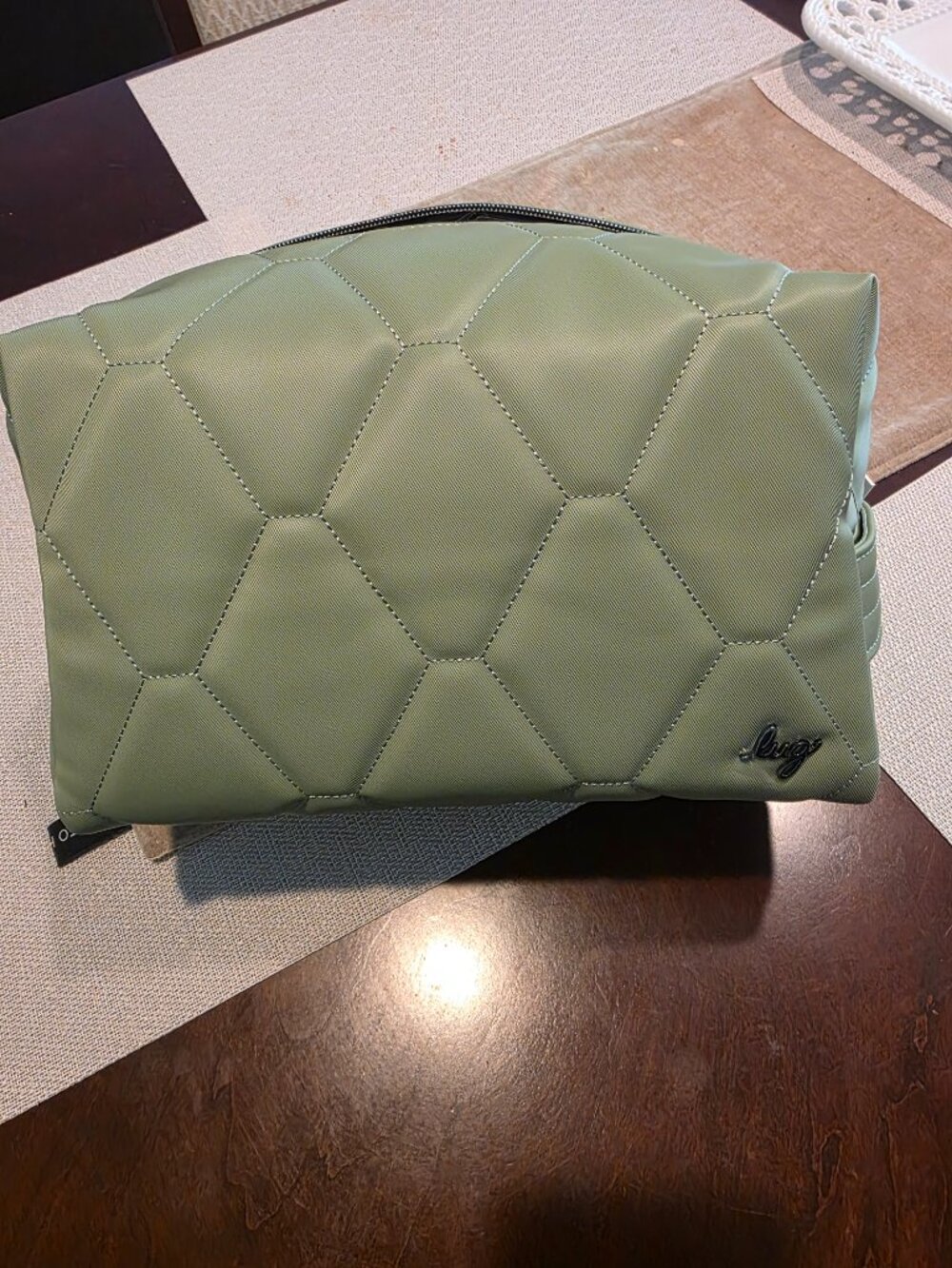 NWT-  LUG- BUMPER Satin Luxe VL- SAGE
